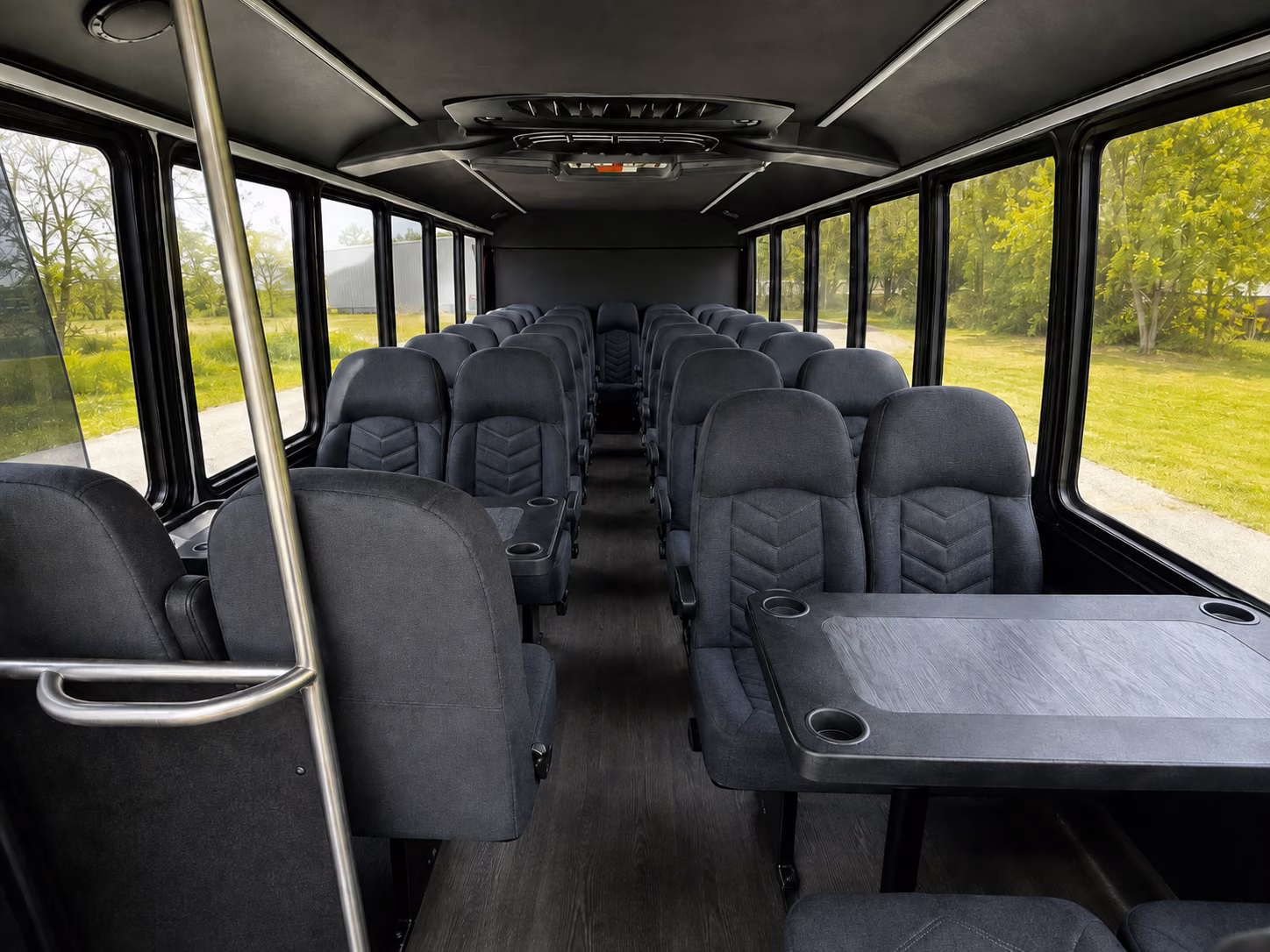 chandler 20 passenger minibus interior