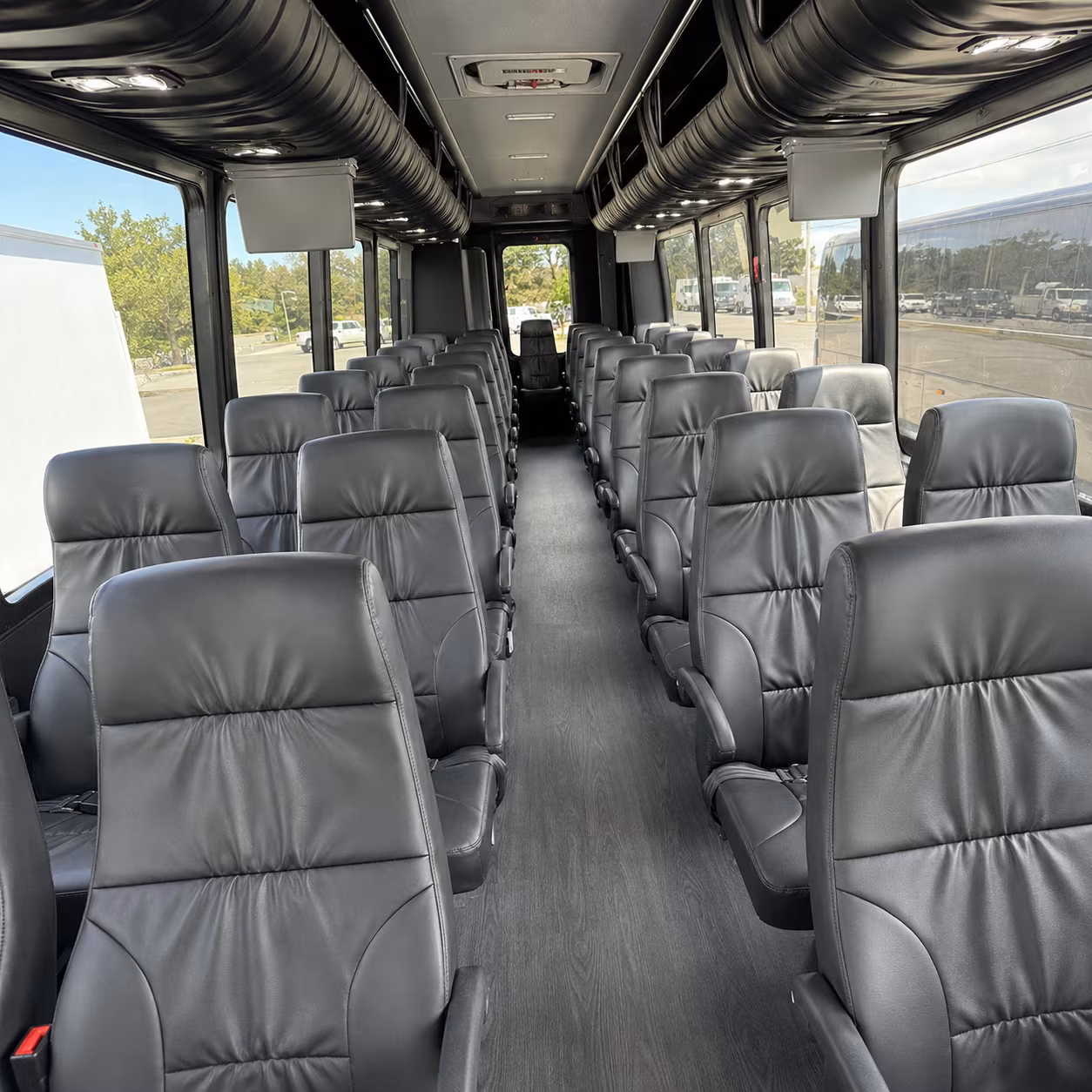 chandler 30 passenger minibus inside