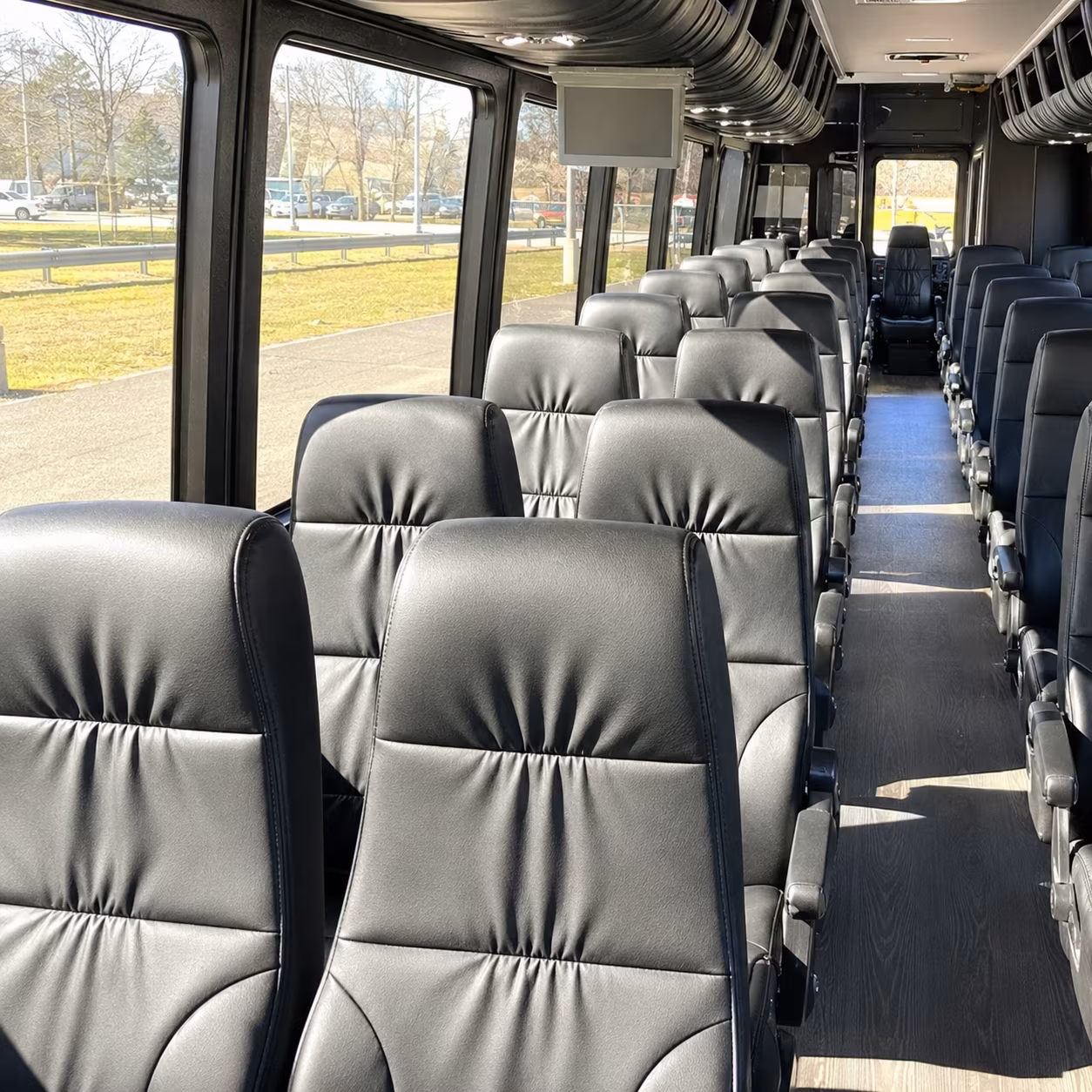chandler 30 passenger minibus interior