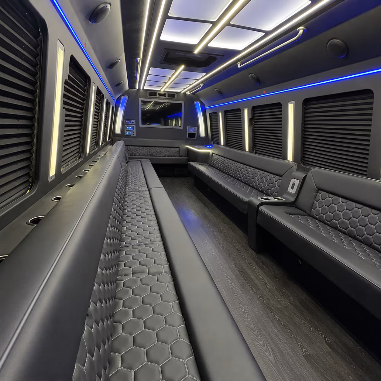 chandler party bus inside