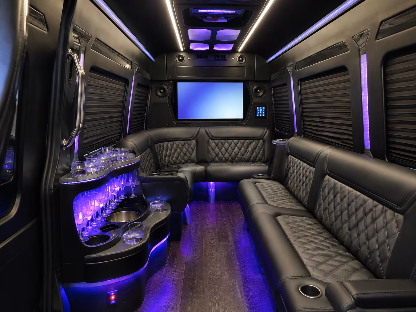 chandler sprinter limousine inside