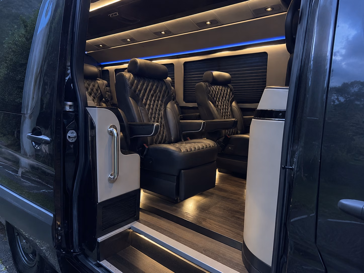 chandler sprinter van with driver interior
