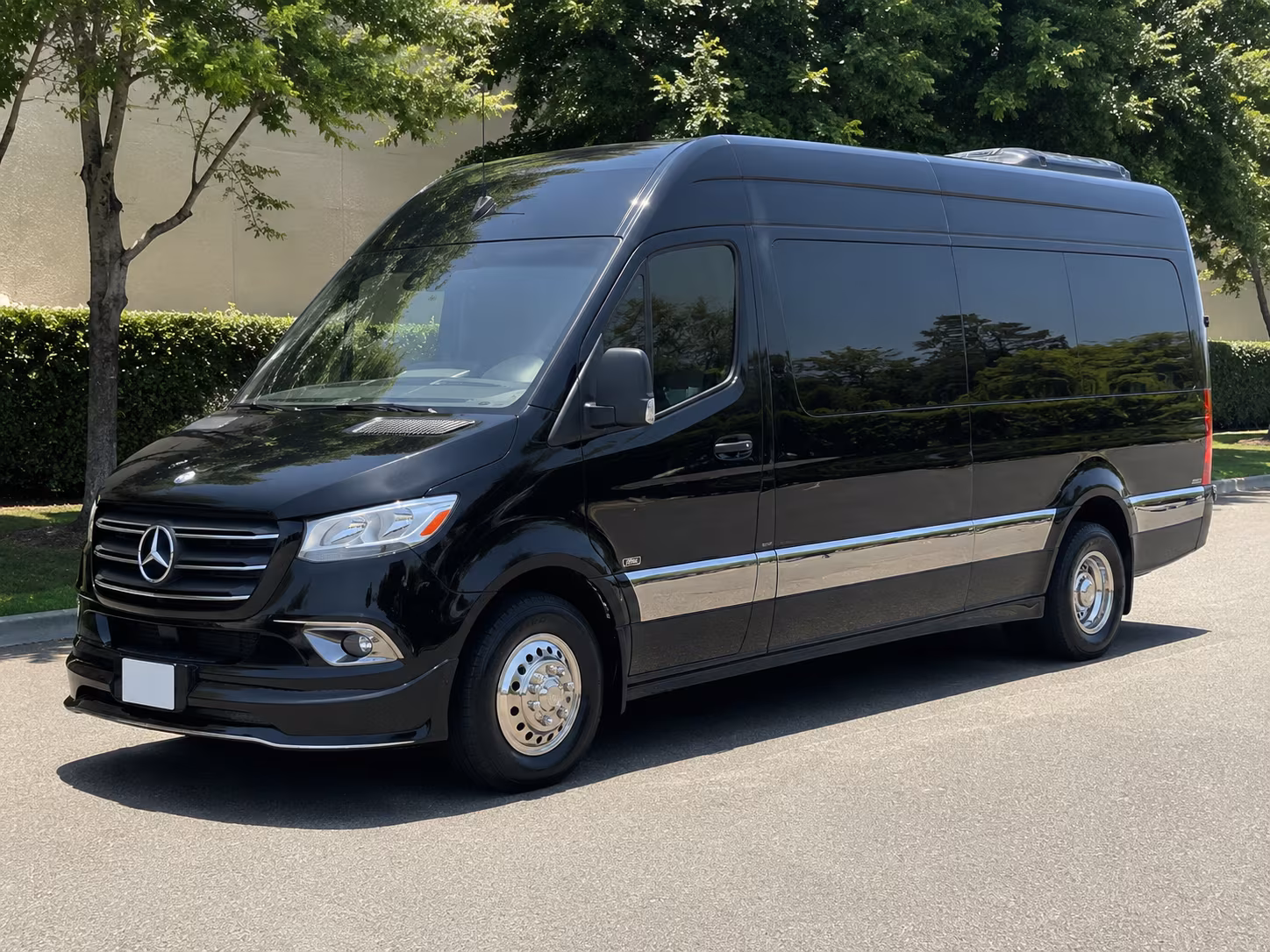 sprinter vans and limos for chandler wedding day vip transfers
